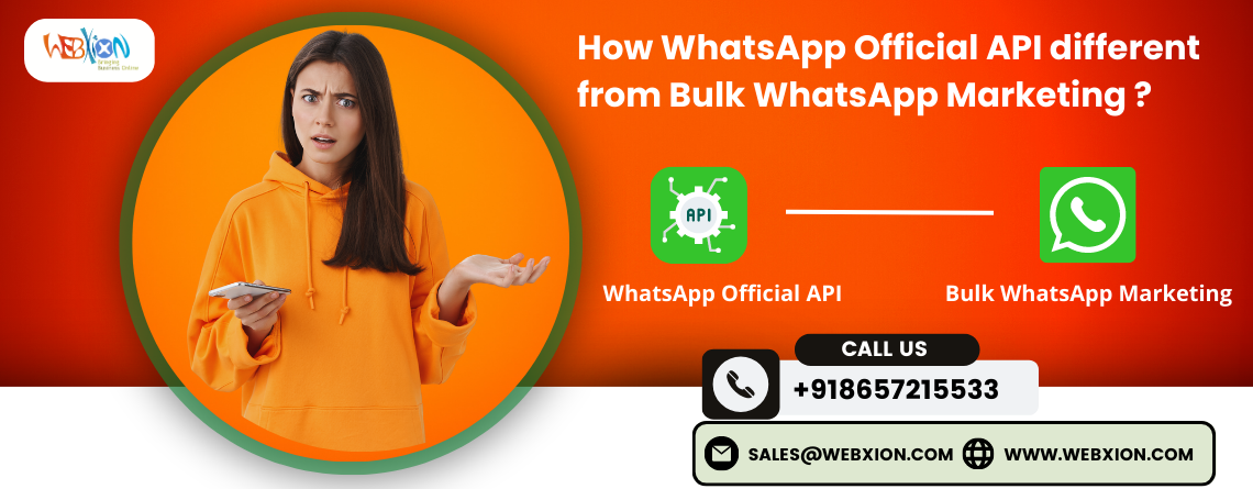 How WhatsApp Official API different from Bulk WhatsApp Marketing