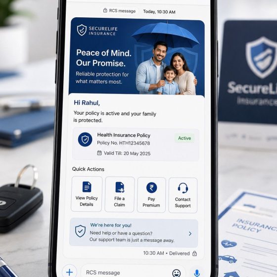 RCS Business Messaging for Insurance