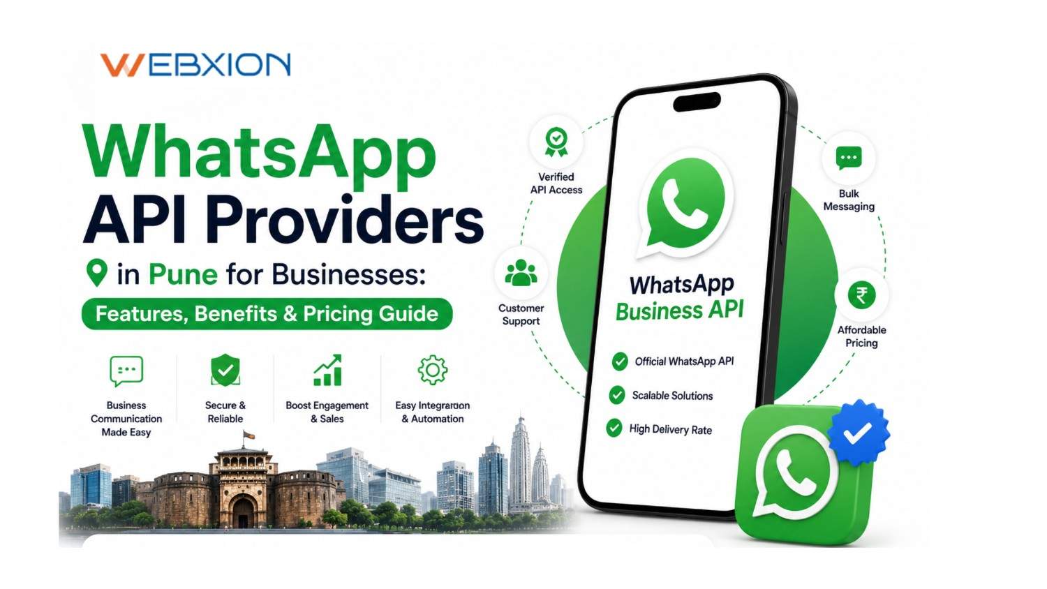 Top 10 WhatsApp API Providers in Pune for Businesses Features, Benefits & Pricing Guide