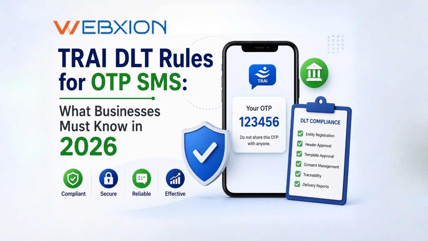 TRAI DLT Rules for OTP SMS