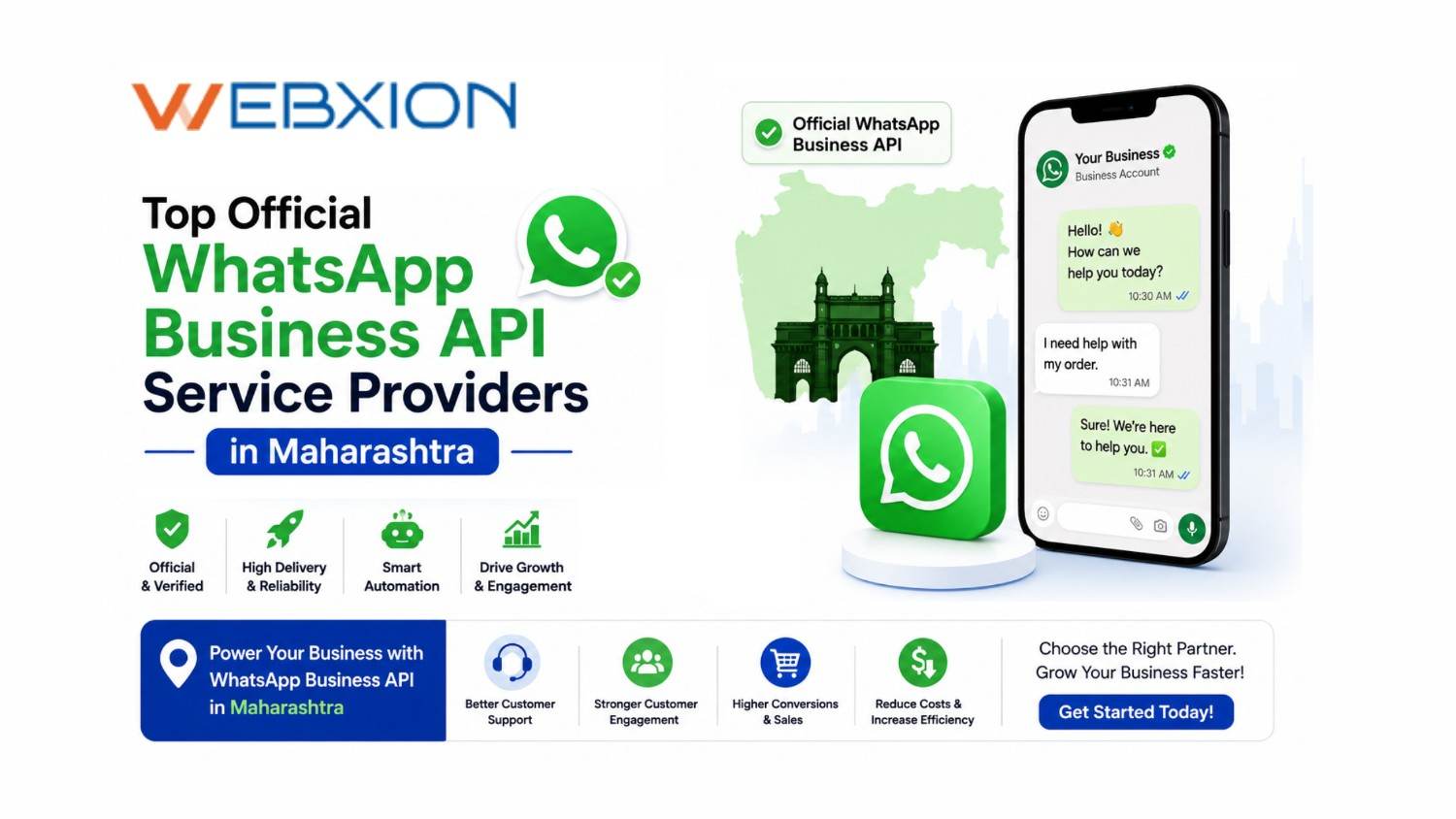 Top 10 Official WhatsApp Business API Service Providers in Maharashtra
