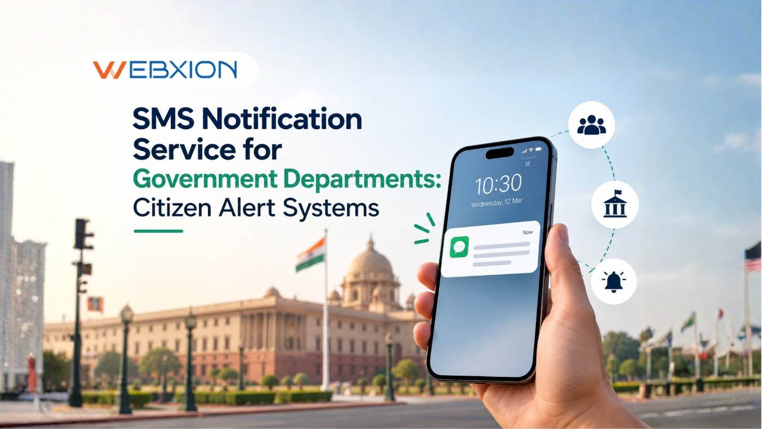 SMS Notification Service for Government Departments Citizen Alert Systems