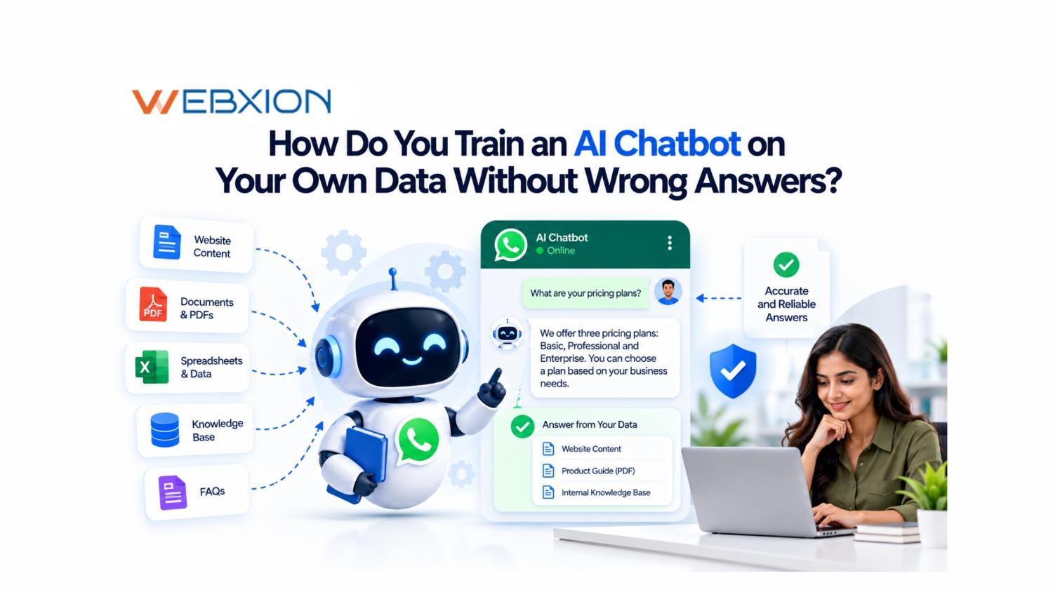 How Do You Train an AI Chatbot on Your Own Data Without Wrong Answers